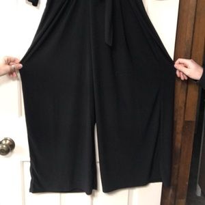SUPERFOXX Jumpsuit Pantsuit Tie Waist V Neck
